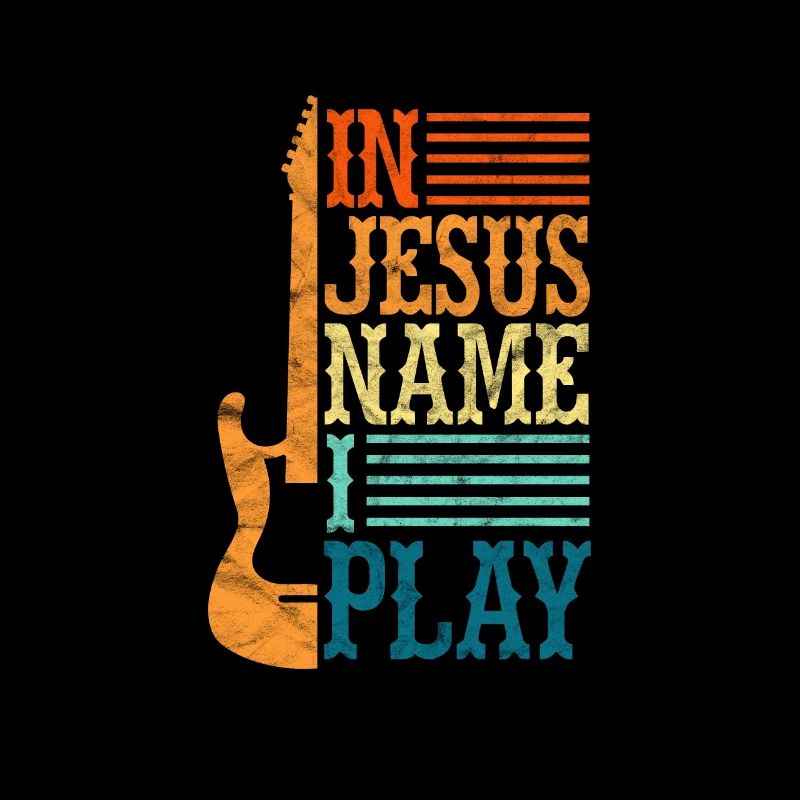 Guitare Jésus Christ Guitariste God Gift