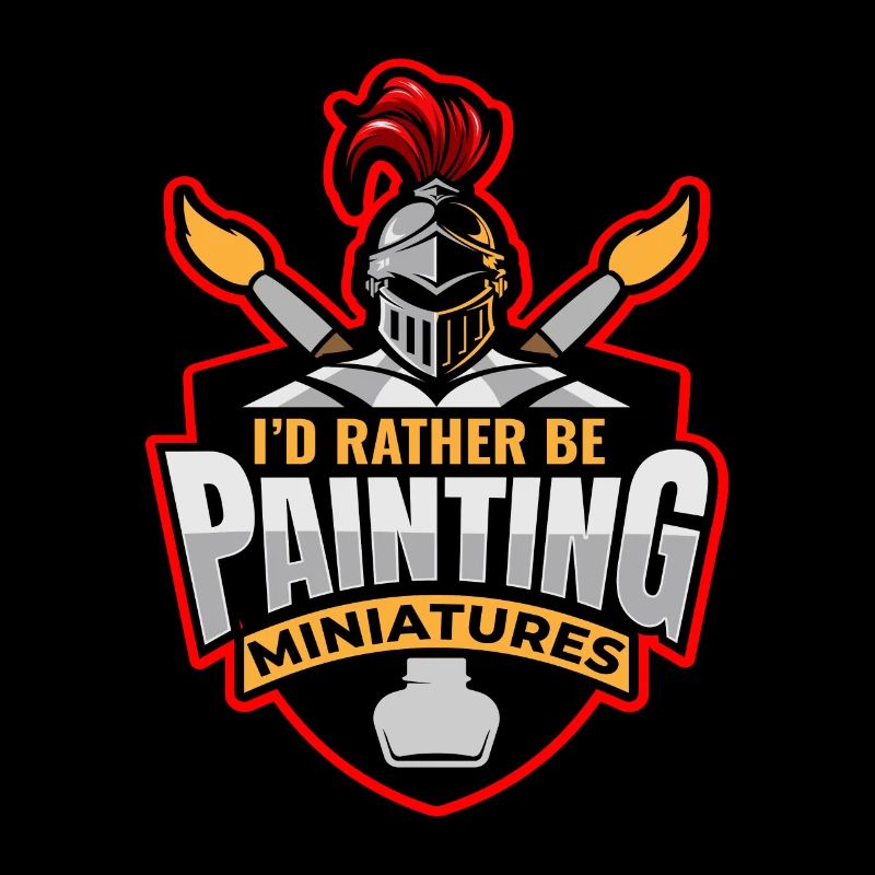 ID Rather Be Painting Miniatures