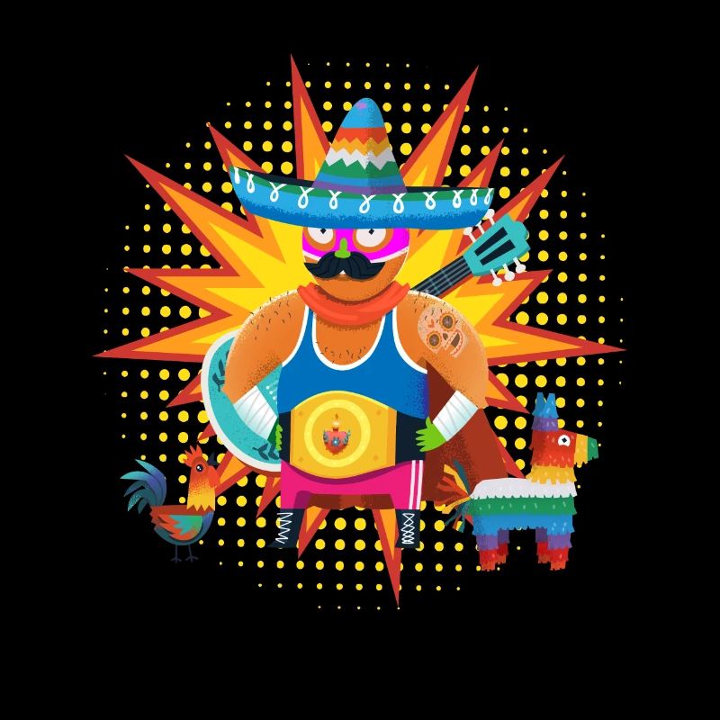 Lucha Libre Fighter Mexico Wrestling
