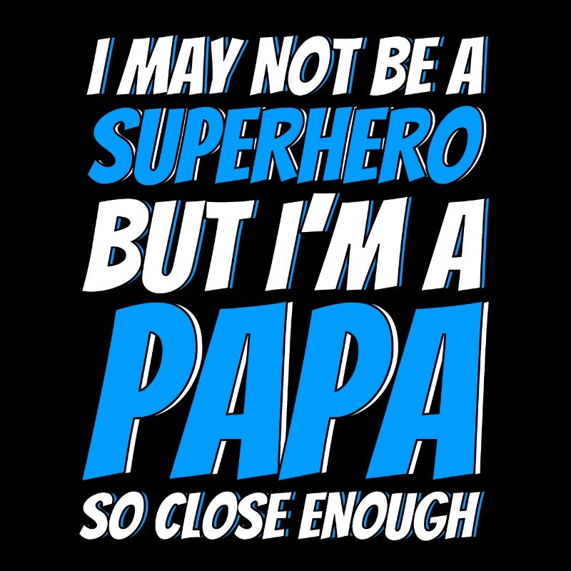 Superheld Vater Vati Papa