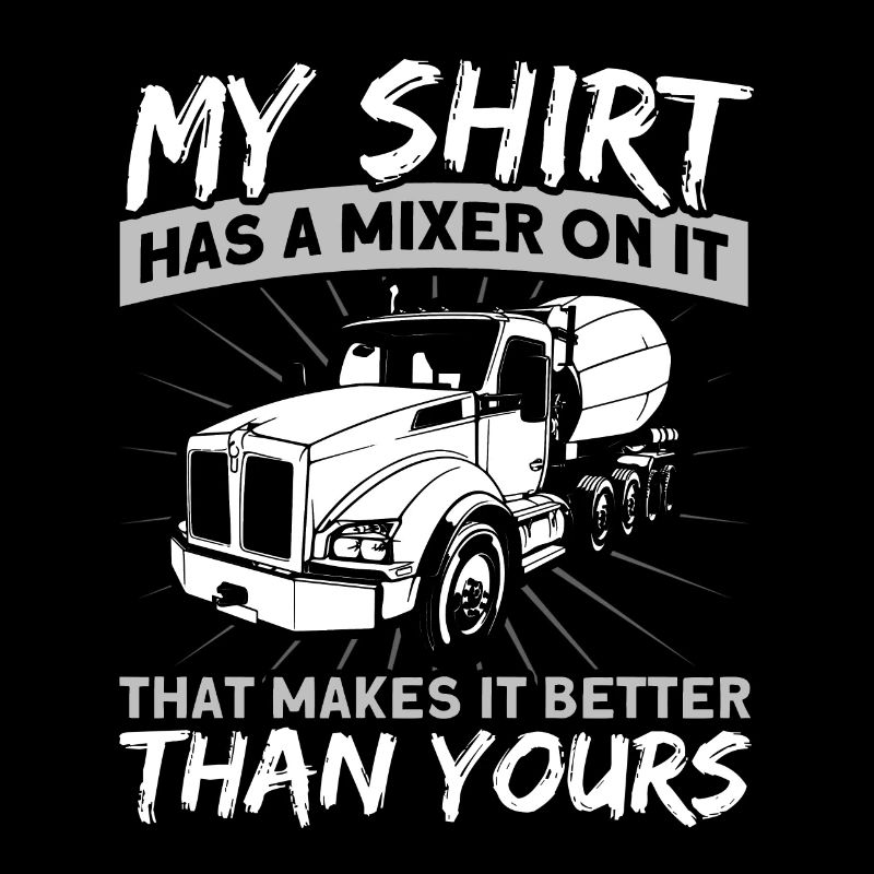 On my shirt is a mixer mixer driver