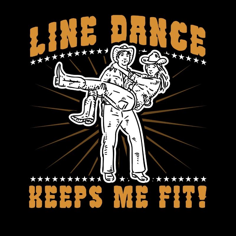 Line Dance Dancer Dance Group Cowboy Western Dancing