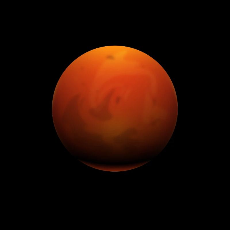 Mars Red Planet Space Astronaut Gift