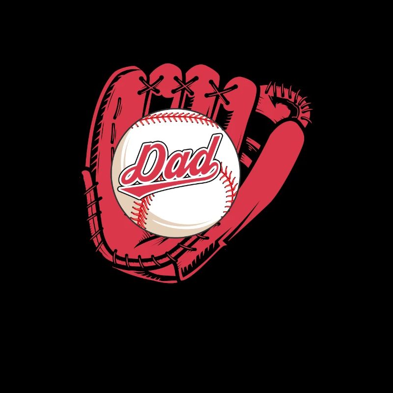 Baseball Vater Baseballspieler Papa Dad Geschenk