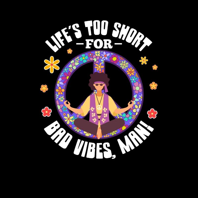 Hippie Peace Flower Power Love Frieden Geschenk