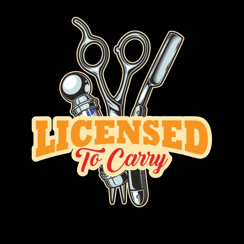 Licensed To Carry Barber Barbier Bart