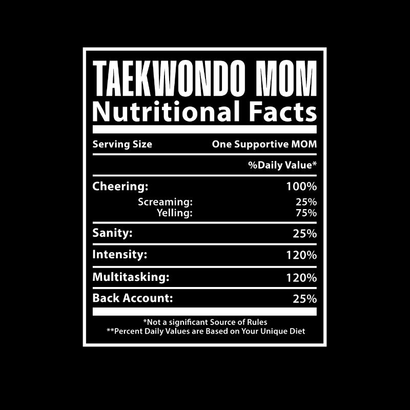Taekwondo Mutter Tae Kwon Do Kampfsport Geschenk