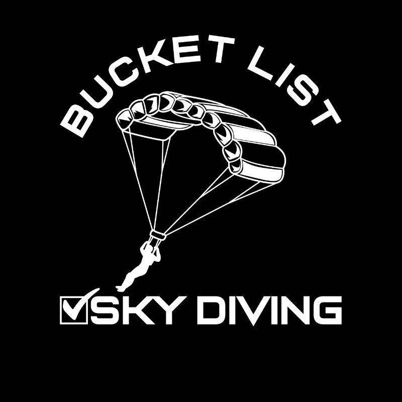 Bucket List Sky Diving Fallschirm