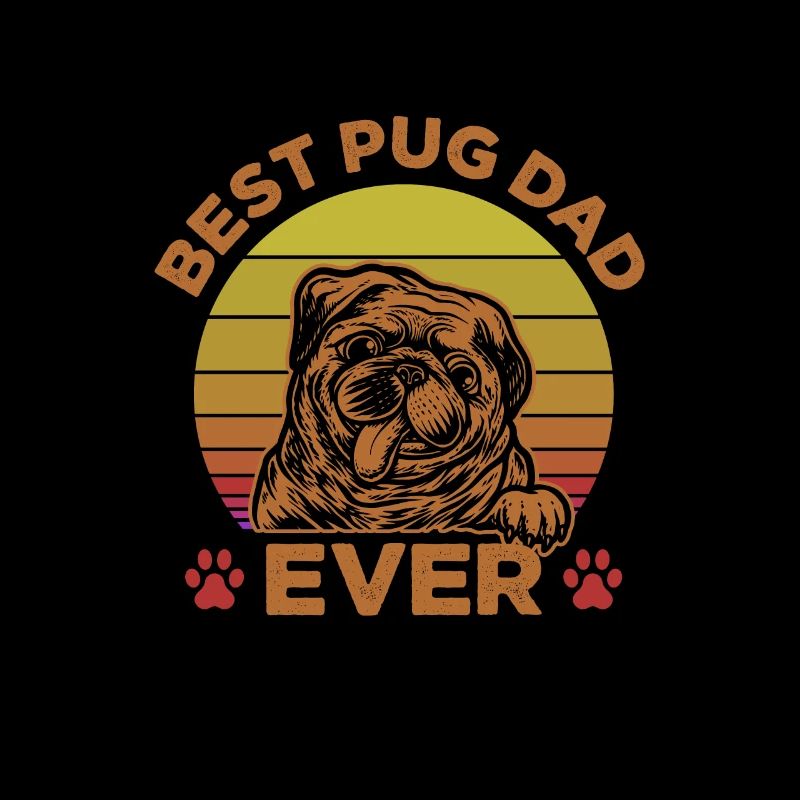 Mops Hund Hundefreund Haustier Möpse Pug Geschenk