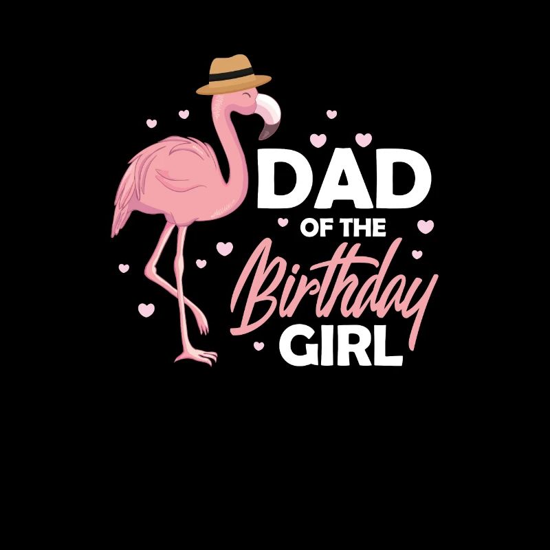 Flamingo Père Anniversaire Oiseau Rose Cadeau