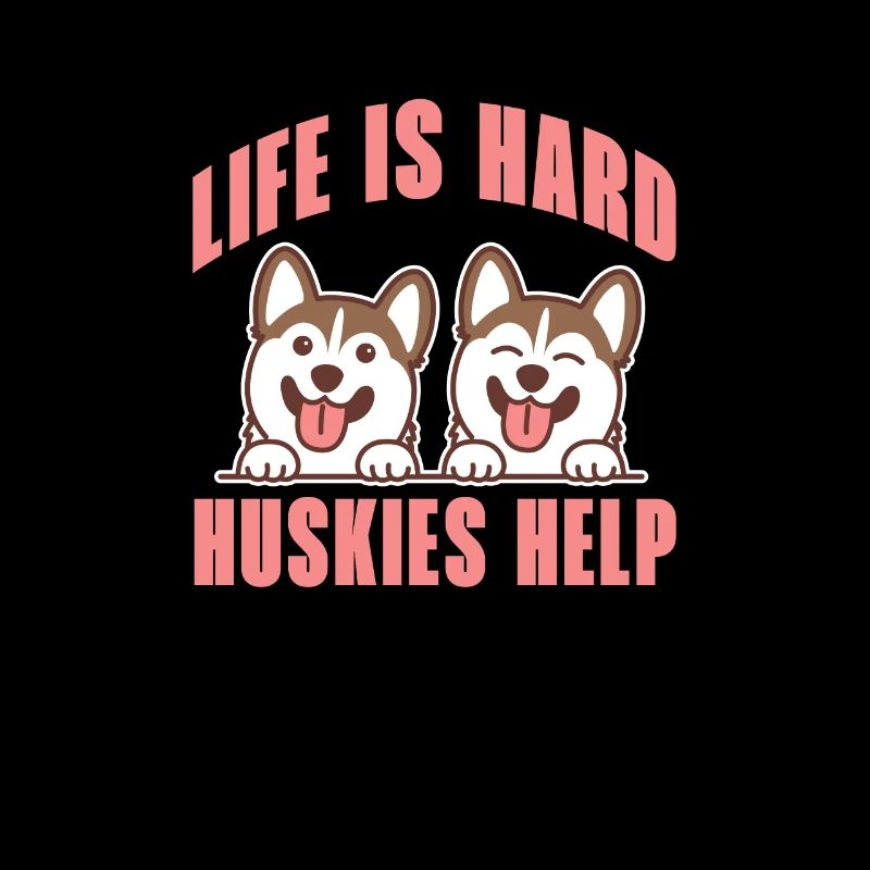 Husky Hund Hunde Siberian Husky Geschenk