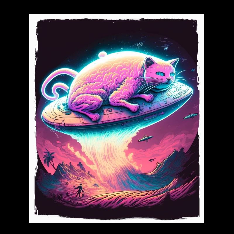 Cat Kitten Space Alien Planet Astronaut