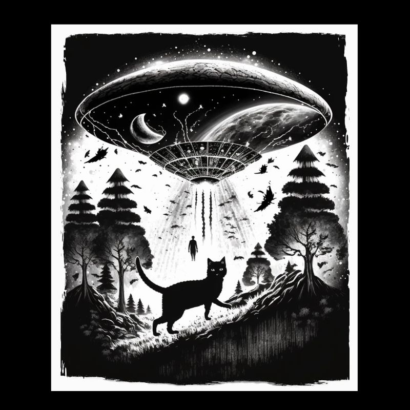 Cat Kitten Space Alien Planet Astronaut