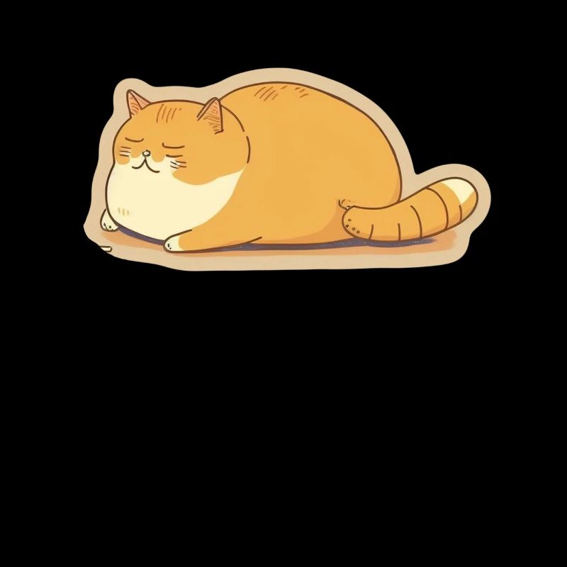 Big Cat Kitten Mignon Chat Sommeil Fatigué