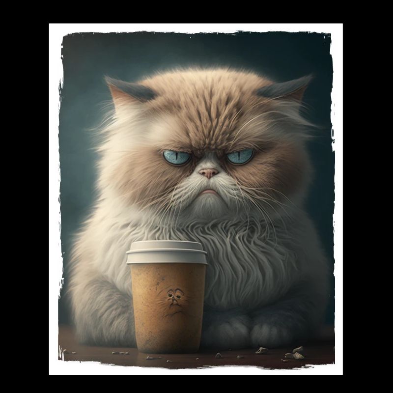 Katze Kätzchen Kaffee Tasse Morgenmuffel Kakao