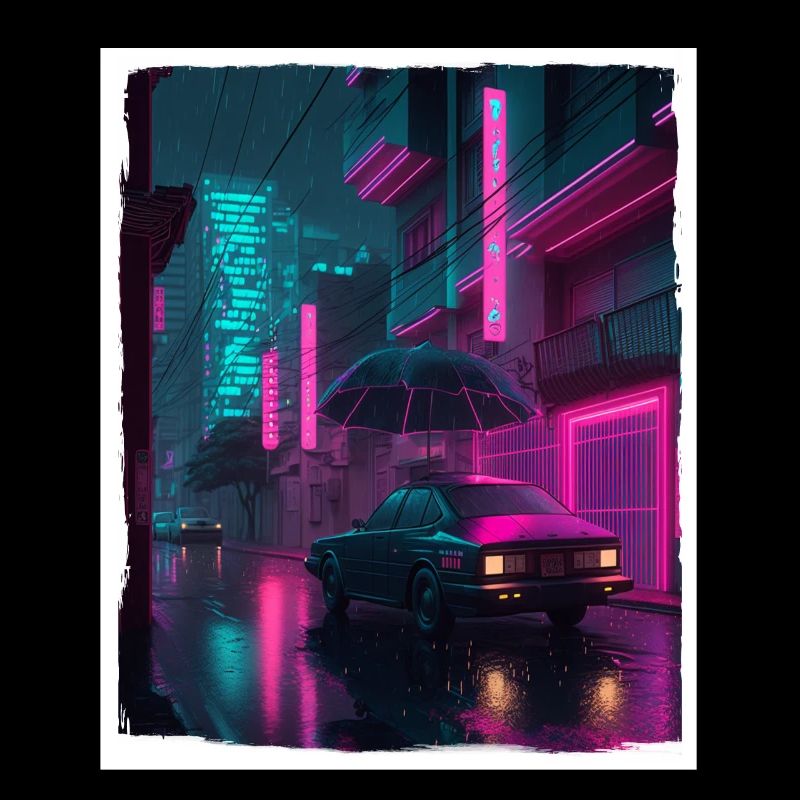 Vaporwave Aestethic Retro Japon Neon Emo Anime