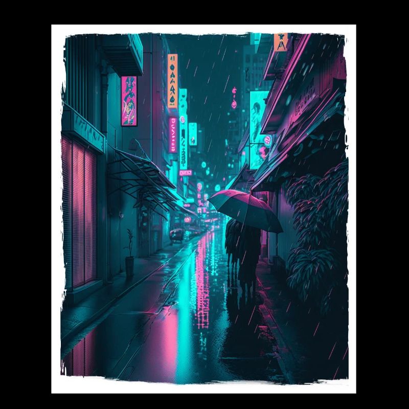 Vaporwave Aestethic Retro Japon Neon Emo Anime