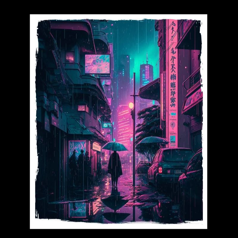 Vaporwave Aestethic Retro Japon Neon Emo Anime
