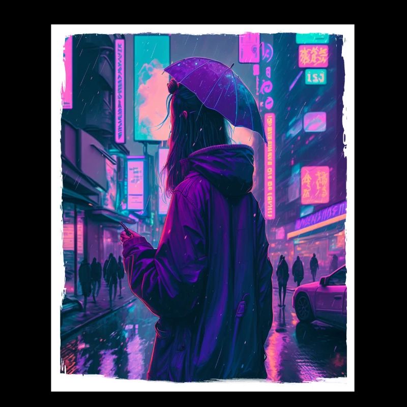 Vaporwave Aestethic Retro Japon Neon Emo Anime