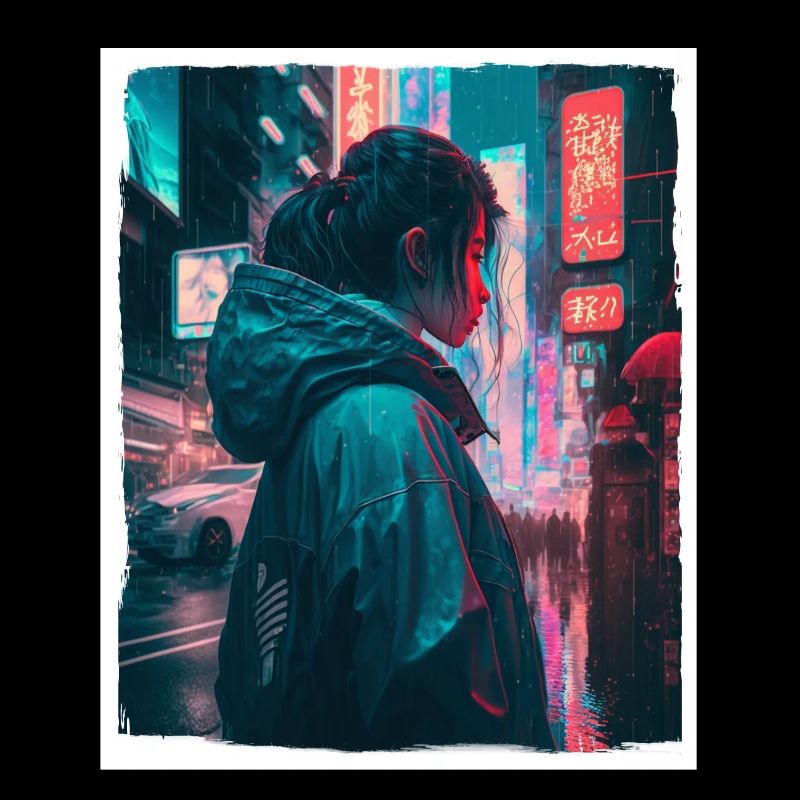 Vaporwave Aestethic Retro Japon Neon Emo Anime