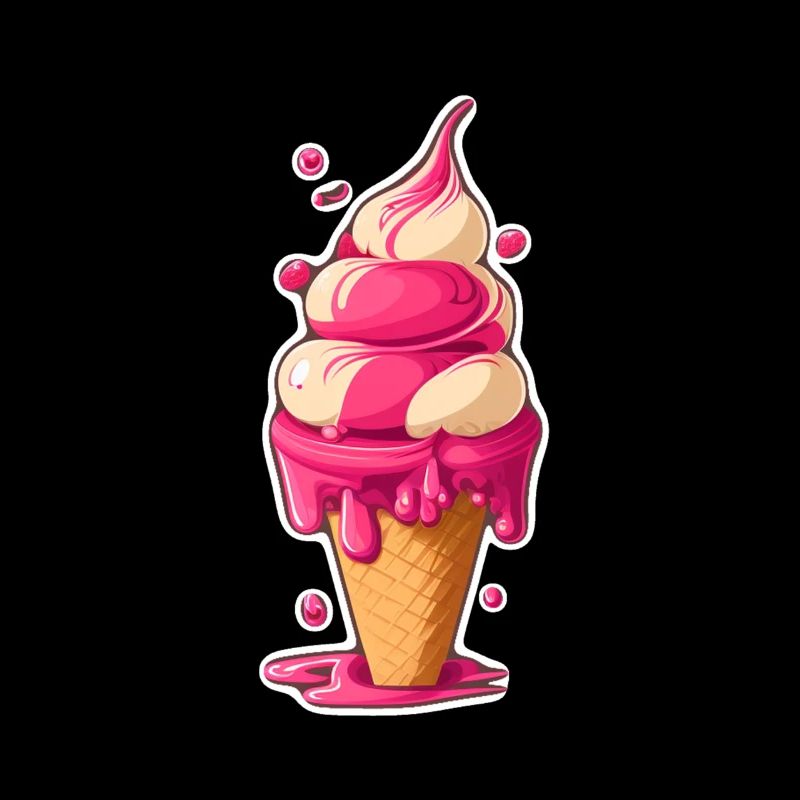 Crème glacée Crème glacée molle Je suis ici pour la crème glacée