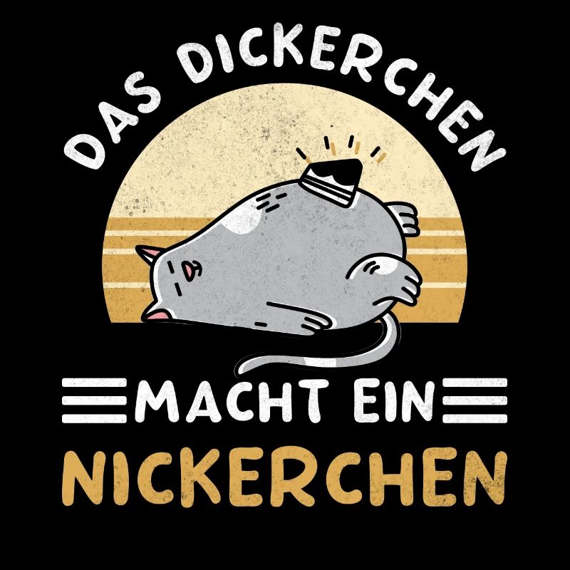 Das Dickerchen Macht Ein Nickerchen Morgenmuffel