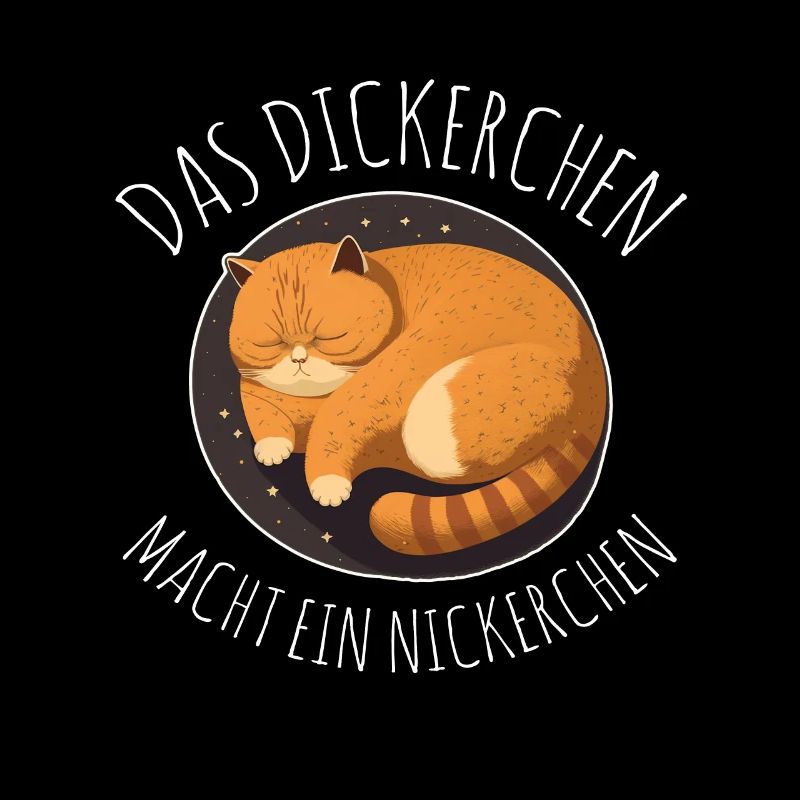 Das Dickerchen macht ein Nickerchen Katze Schlafen