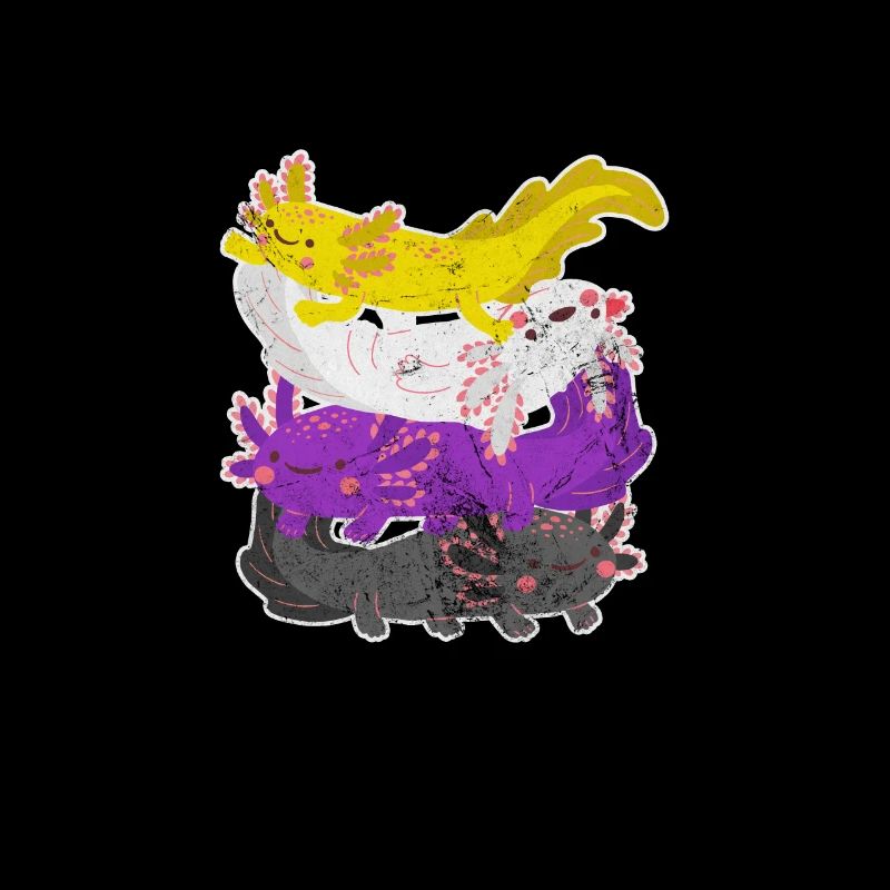 Axolotl Wassertier Wasser Geschenk