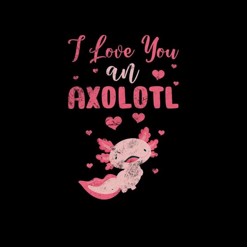 Axolotl Wassertier Wasser Geschenk