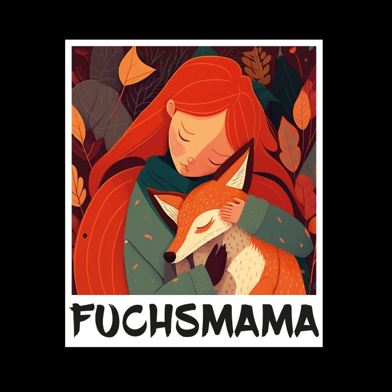 Fox Fox Mama Fox Love Nature Forest Girl