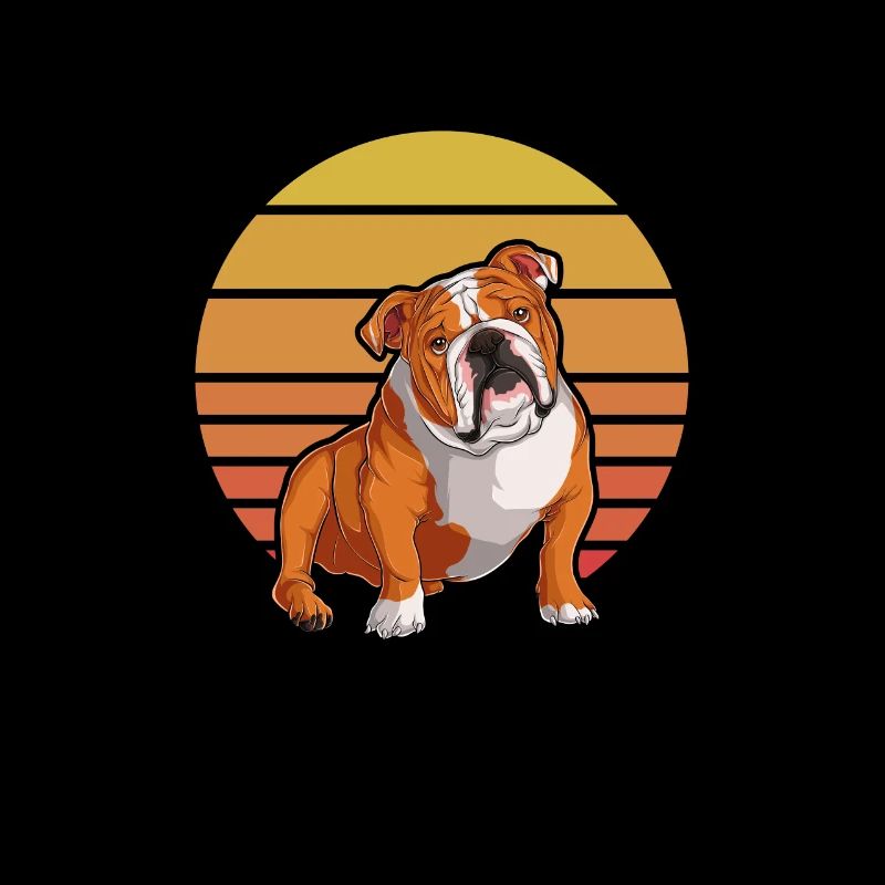 Bouledogue anglais Cadeau de chien bouledogue anglais