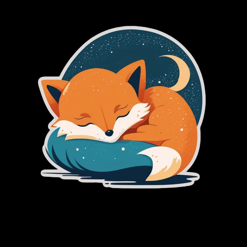 Fix and Foxi Fox Saying Sleeping Shirt Cuddle