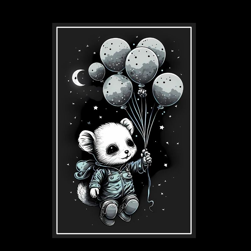 Hamster souris astronaute de l’espace planète astronaute