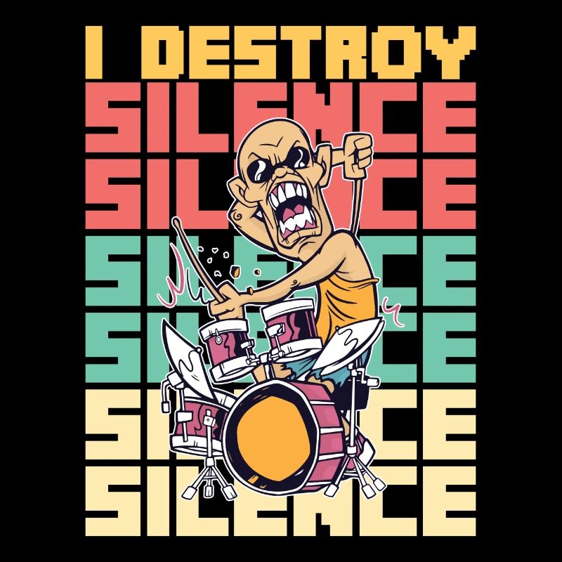 I Destroy Silence Schlagzeug