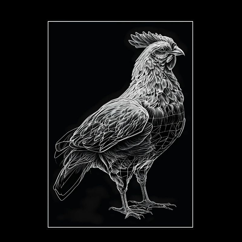Hühner Flüsterer Bauernhof Bauer Hühnerstall Huhn