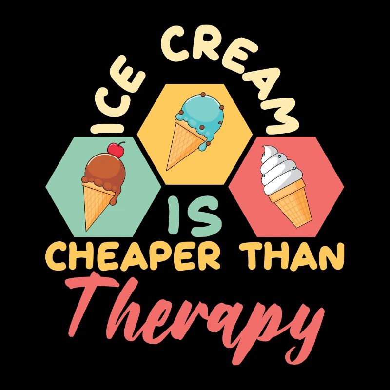 Ice Cream Cheaper Therapy Eiscreme Eis
