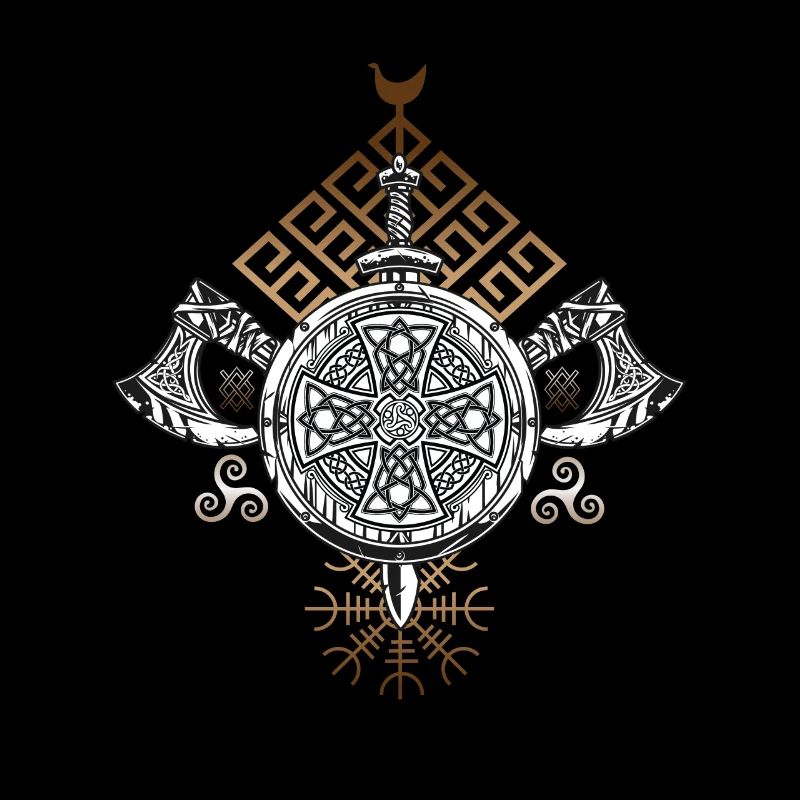 Wikingeraxt Baum Mythologie Rune