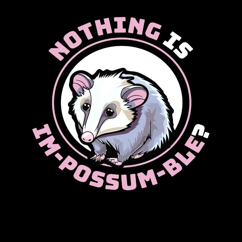 Nothing Is Im-Possum-Ble Opossum
