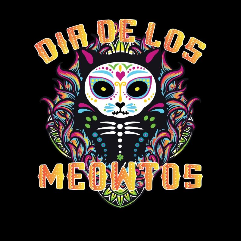 Dia de Los Meowtos Katze Mexiko