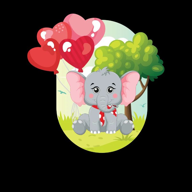 Elephant Kids Mignon Ballon Éléphant