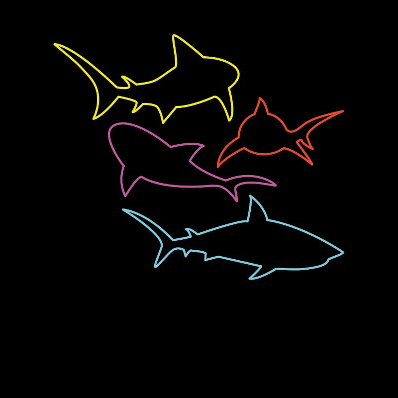 Requin Poisson Requin coloré