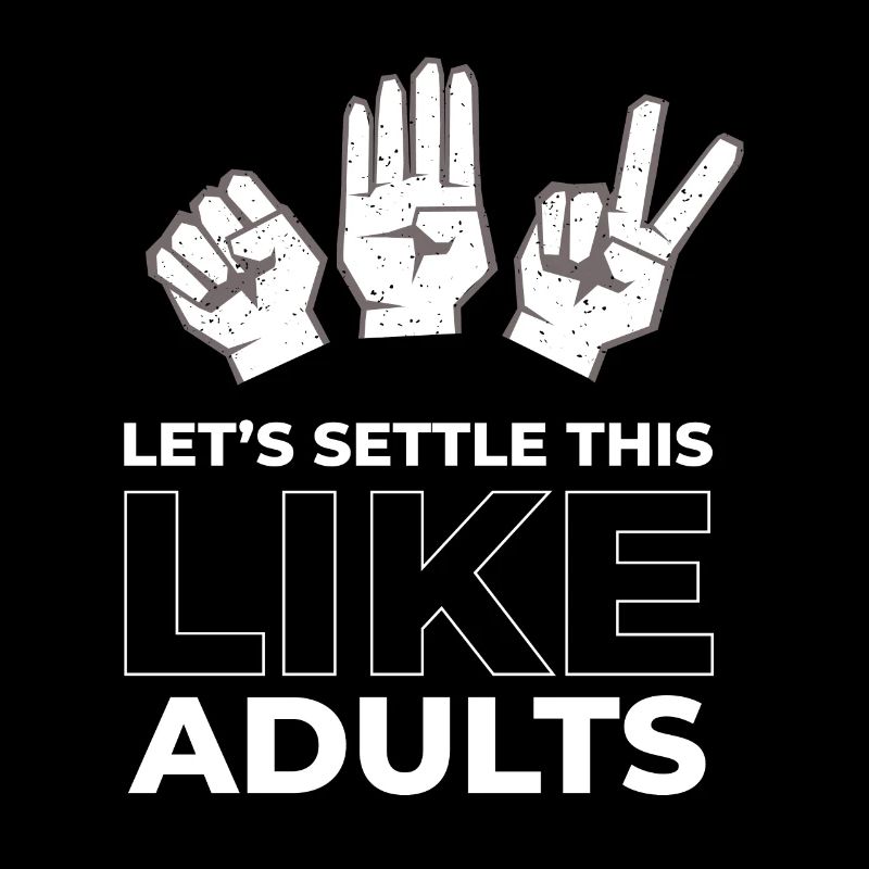 Rock Paper Scissors Like Adults