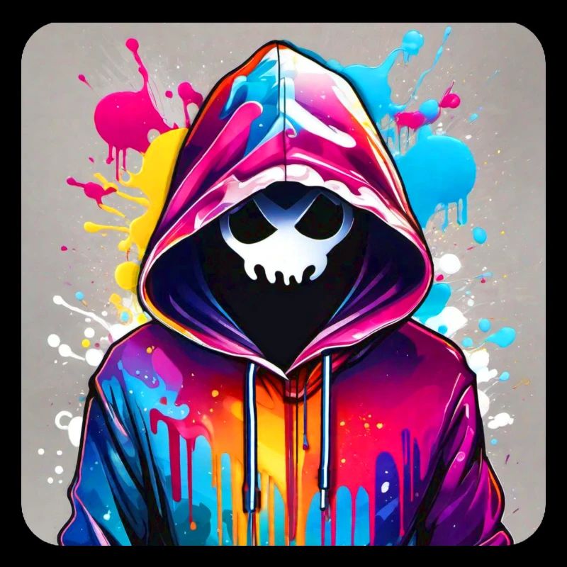 Fantôme en sweat à capuche style graffiti