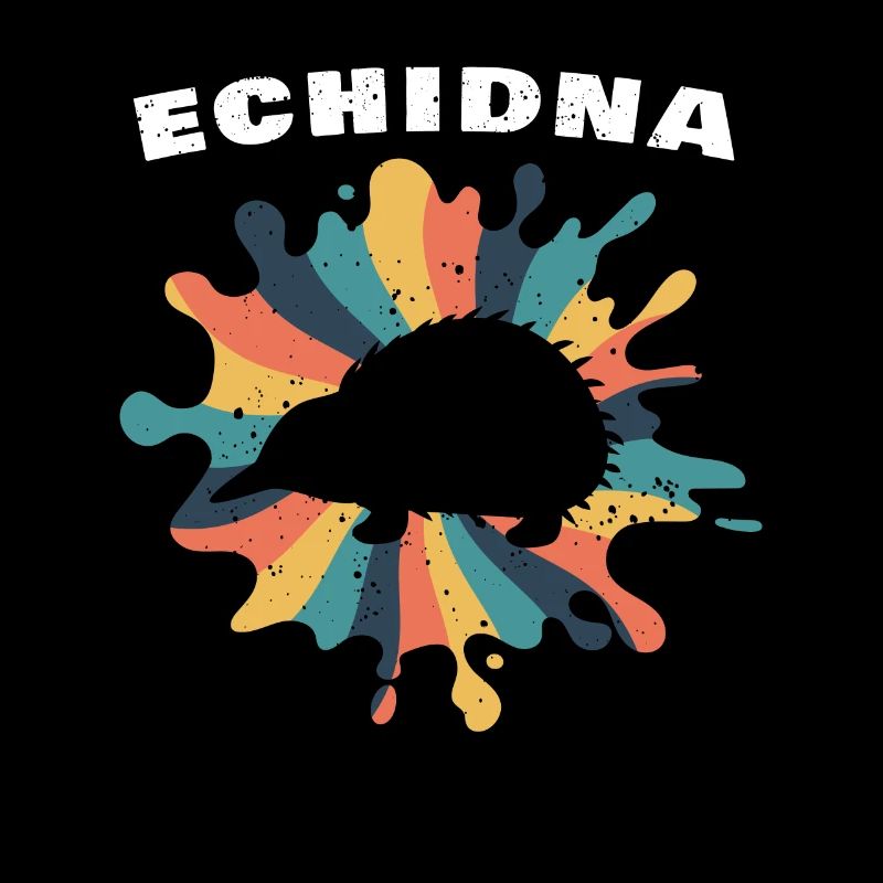 Echidna Retro Design Echidna à bec