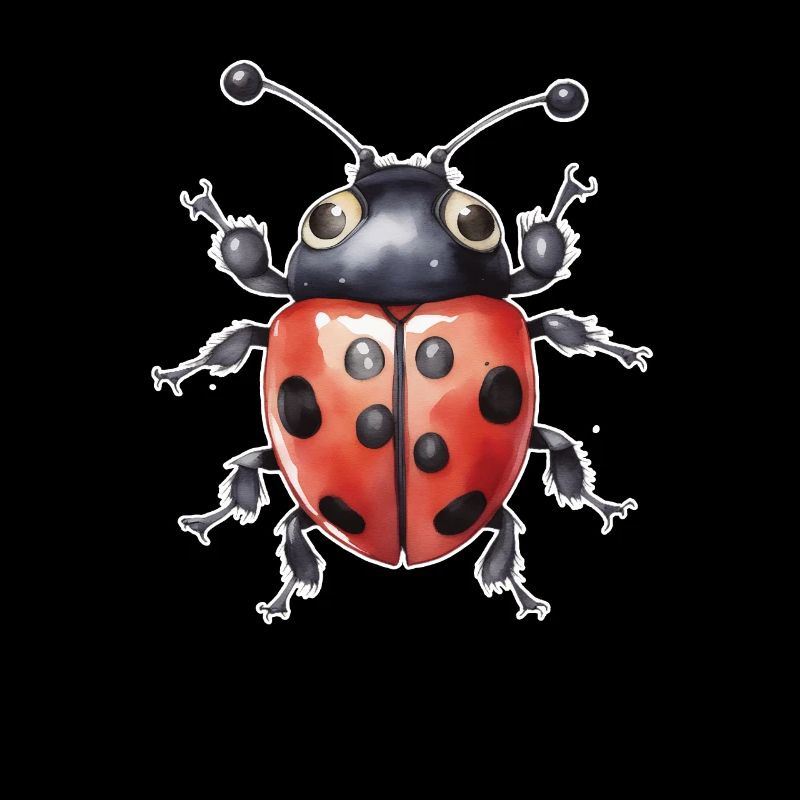 Coccinelle Mignon Insecte Enfants