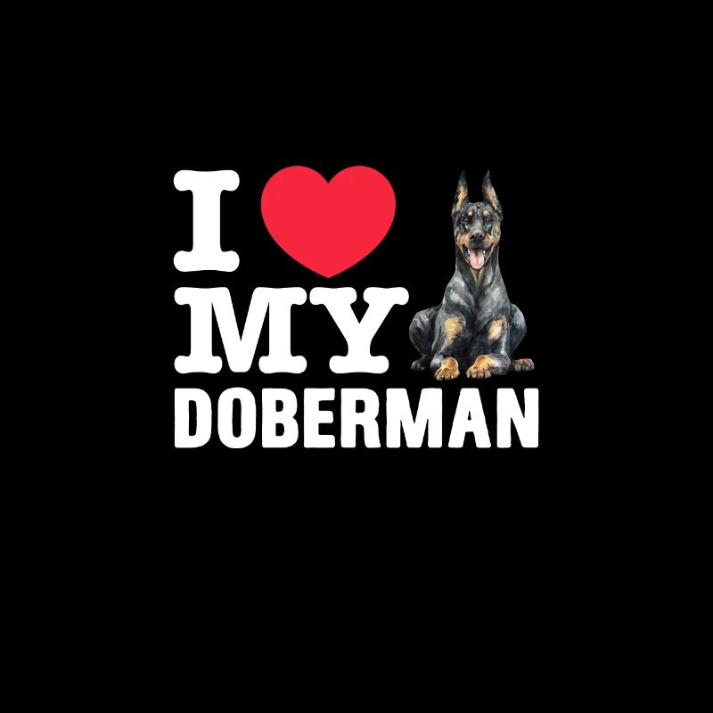 Doberman chien chien animal de compagnie cadeau