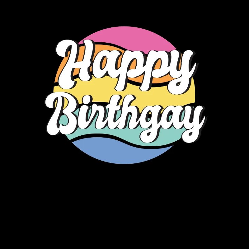 Joyeuse naissancegay LGBTQ Couleurs