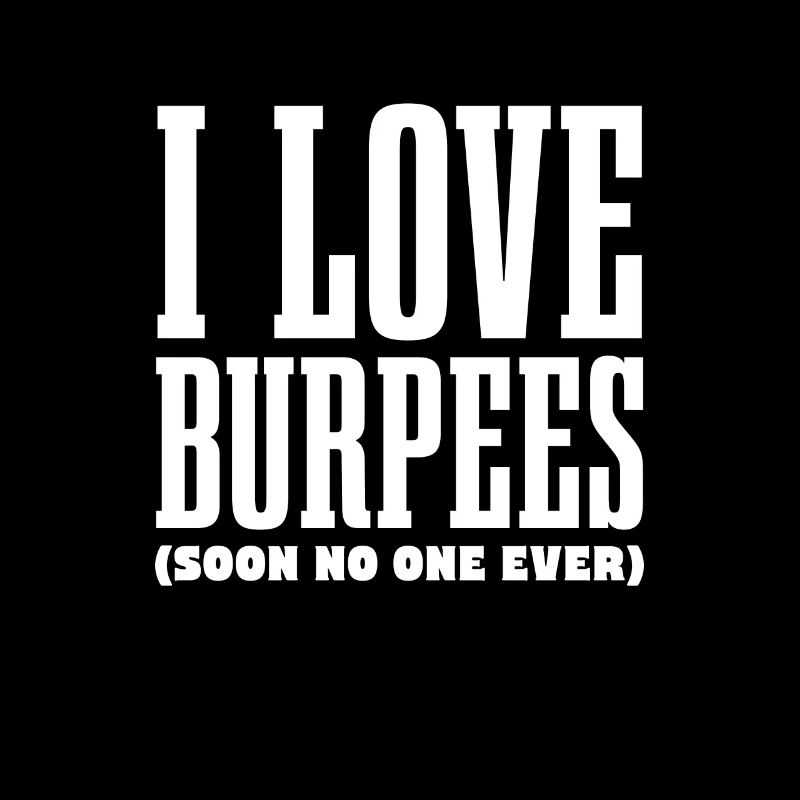 Burpees Fitness Burpee Strength Training Gift