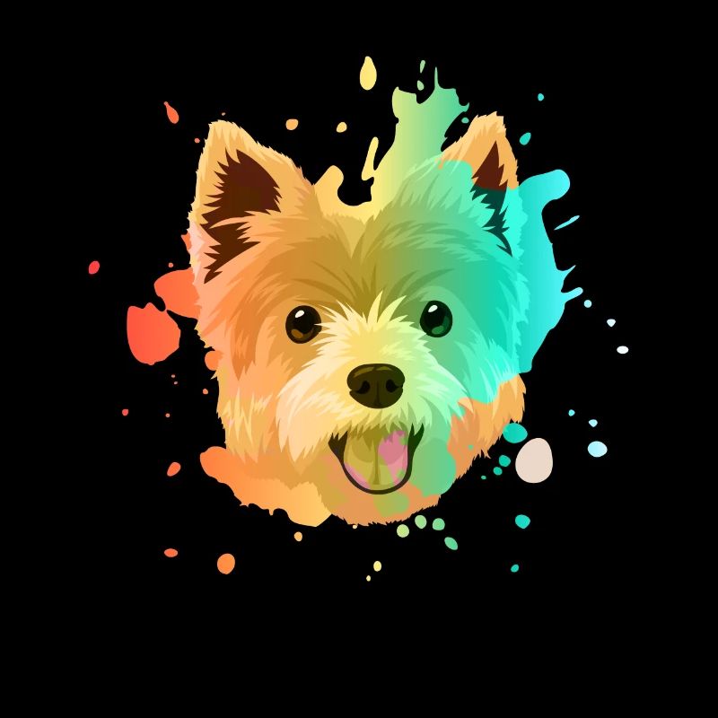 Yorkshire Terrier Colorful
