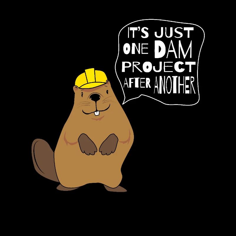 C’est juste un barrage, castor, dessin animé, enfants